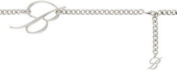 Blumarine 银色 B Monogram 腰带