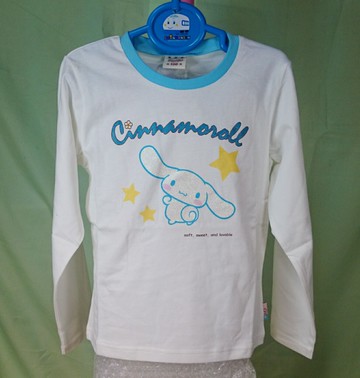 【震撼精品百貨】大耳狗 Cinnamoroll喜拿狗 長袖T 黃星星 白底 震撼日式精品百貨