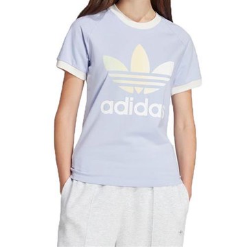 【下殺】Adidas 短袖上衣 女裝 三葉草 棉 藍【運動世界】IT9822