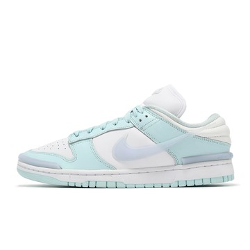 Nike 休閒鞋 Wmns Dunk Low Twist 女鞋 男鞋 白 水藍 低筒 經典 情侶鞋 DZ2794-103