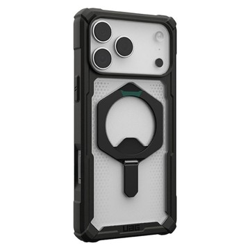 UAG iPhone 18/17 Pro 磁吸耐衝擊支架經典保護殼-透明(黑圈)  透明色 + 黑圈