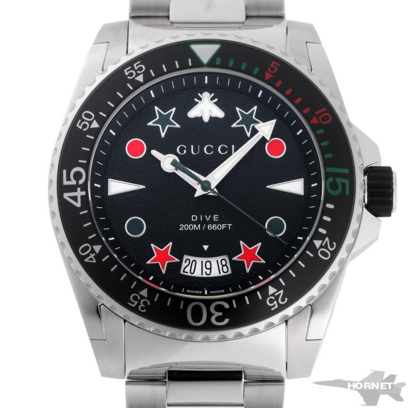 GUCCI グッチ DIVE ダイブ クォーツ YA136221 SS メンズ 時計 2210230 | LINEブランドカタログ