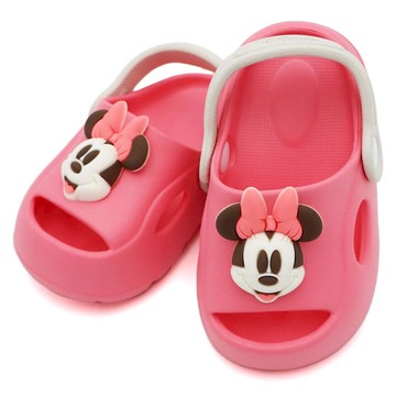 【迪士尼涼拖鞋 賣場領卷只要549】DISNEY MICKEY AND FRIENDS 台灣限定 涼拖鞋 小中童 米妮 粉 R9202(123025)