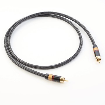 【促銷】川木 發燒級蓮花音頻線 RCA【M48】純銅雙屏蔽紅白蓮花音頻線  同軸線連接電視功放音響低音炮