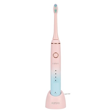 Kinyo 充電式音波電動牙刷  ETB-830  夢幻漸層櫻花粉  1組
