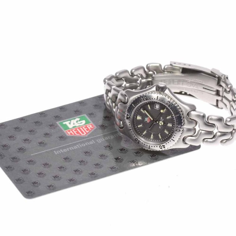 ☆良品☆保証書付き【TAG HEUER】タグホイヤー セル WG1313-0 デイト ...