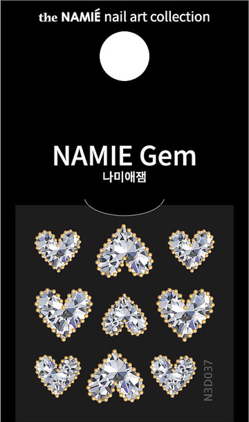 【專業用】NAMIE Gem 美甲裝飾藝術貼紙 3D 037-045