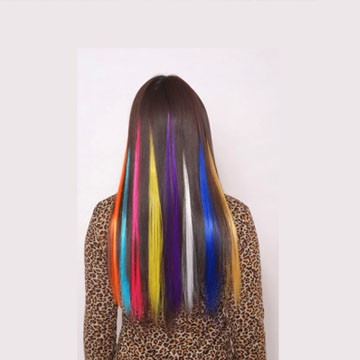 狐狸姬，髮片彩色髮片造型假髮髮片(不挑色二片)