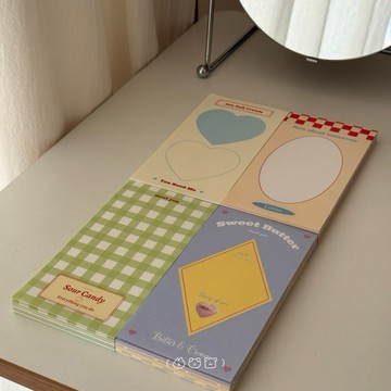 現貨｜日日好心情彩色精裝便條紙 多款 (Puppeee)