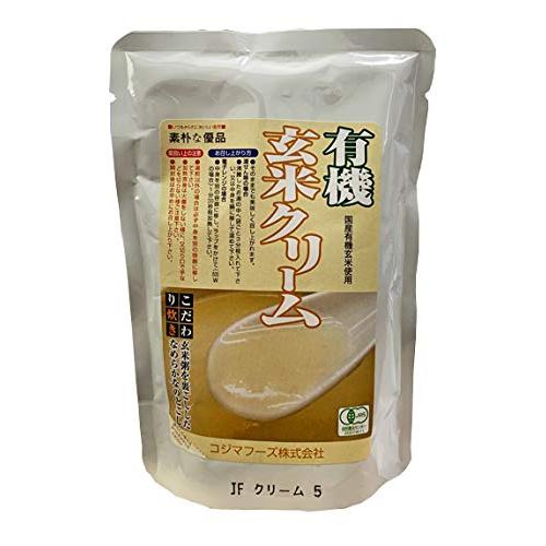 送料無料 コジマフーズ 有機玄米クリーム(200g) 20個