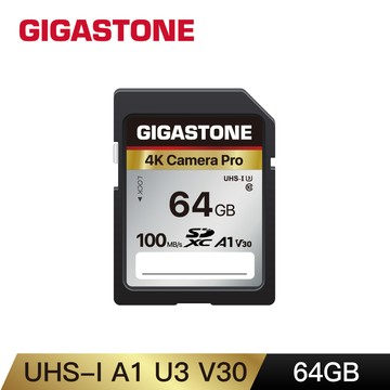 Gigastone SDXC UHS-I 64GB A1 V30 記憶卡 (5年保固)