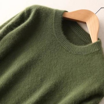 秋冬新款純色山羊絨衫男半高圓領加厚大碼打底毛衣羊毛針織衫