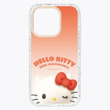 HelloKitty50週年－漸層大頭照 透彩框 標準版/磁吸版 iPhone防摔