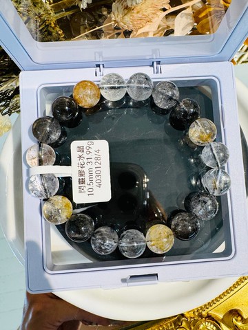 小美品膠花閃靈10.5mm31.99g淨化七輪能量磁場助眠淨化磁場