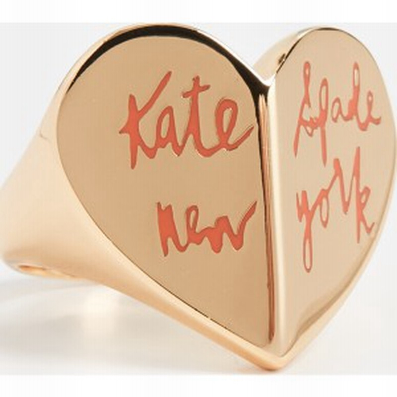 取寄 ケイトスペード ヘリテージ スペード ハート リング Kate Spade New York Heritage Spade Heart Ring Coral 通販 Lineポイント最大1 0 Get Lineショッピング