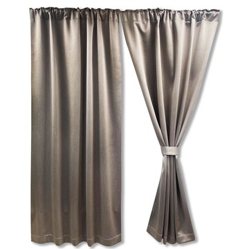 雅緻防焰遮光窗簾 290X210cm 咖