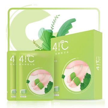 【廠商直送】41度C蒸氣睡眠足貼5片-艾草