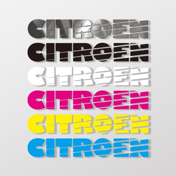 CITROEN/SP/車貼 SunBrother孫氏兄弟 防水貼紙 車貼貼紙
