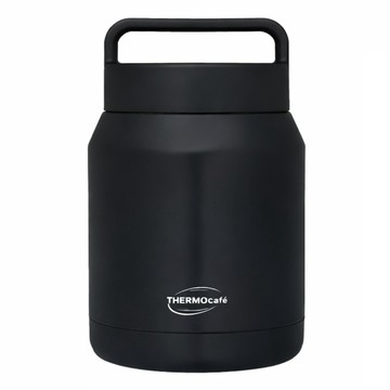 THERMOcafe 凱菲 不鏽鋼真空保溫罐 TCHF-650-BK  墨夜黑  1個  650ml
