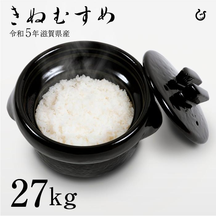 新米 きぬむすめ 白米 27kg 令和5年 滋賀県産 米 お米 送料無料 120