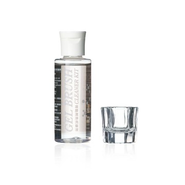 J-LIN凝膠潔淨洗筆液50ml-附洗筆杯