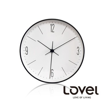 LOVEL 20cm 簡約金屬框時鐘-共3款