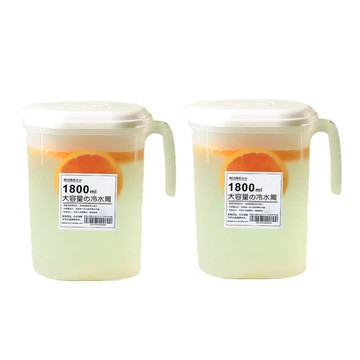 98生活小舖 【HANDY】2入組 日式密封窄型冷水壺 1800ml