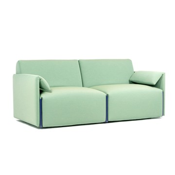 COSTUME 積木模組沙發（雙人座／Kvadrat 綠色布面）