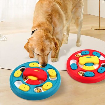 2024款狗狗旋轉藏食玩具慢食訓練益智嗅聞可洗拉布拉多金毛幼犬