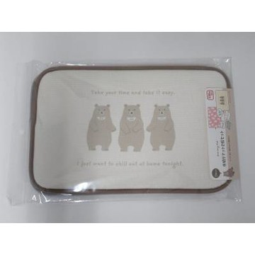 【100 Life Japan Can Do】小熊印花瀝水墊(2入)