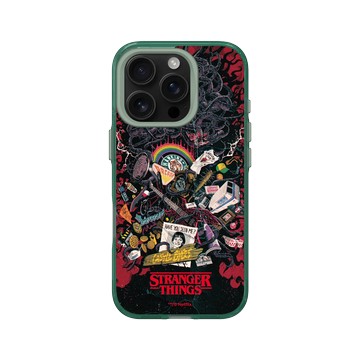 iPhone 16 Pro Clear 憂墨綠 - Stranger Things - 怪奇物語日