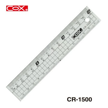 本月精選 滿額再折【史代新文具】三燕COX CR-1500 15cm 透明直尺