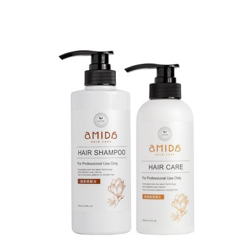 AMIDA 柔順王超柔順洗護組 (洗髮精500ml+髮膜360ml)