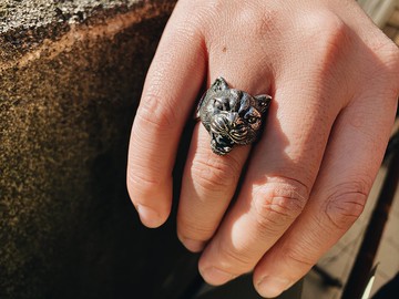 Leopard 豹豹 / 動物雕刻戒