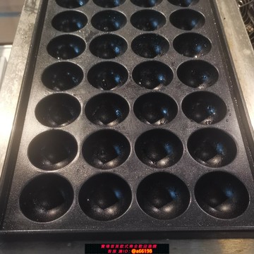 【台灣公司 可開發票】章魚丸機商用擺攤大孔鍋蛋扯蝦機器章魚燒機電熱章魚小丸子機包郵