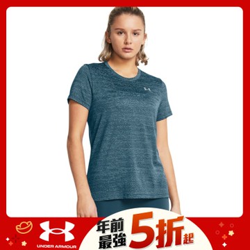 【UNDER ARMOUR】女 Velocity Jacquard 短袖T-Shirt_1383677-414