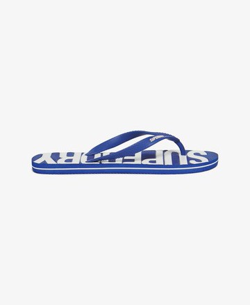 Superdry Men's Men's Vintage Vegan Flip Flops Blue / Regal Blue - Size: 8-9