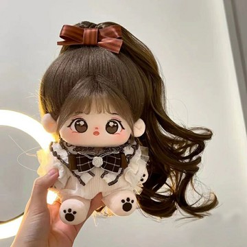 可愛棉花娃娃20cm 毛絨公仔 女娃可換裝 玩偶衣服 送女生 閨蜜禮物 兒童禮物