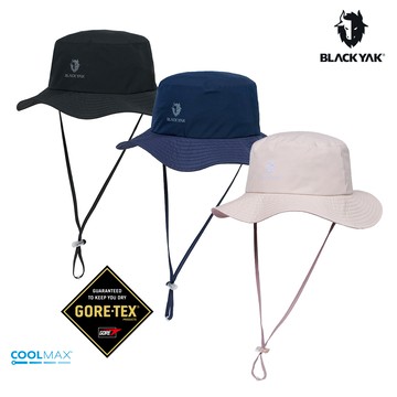 【BLACKYAK】GORE BASIC防水圓盤帽(粉紅/海軍藍/黑色)-透氣防水 健行帽 遮陽帽 圓盤帽|BYEB1NAH01