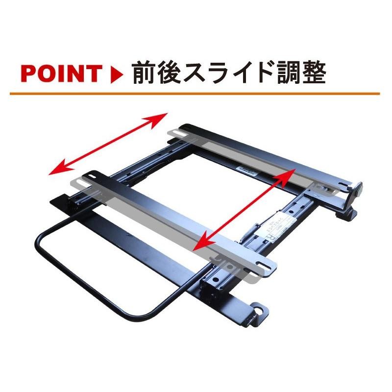 フルバケ]AG AH ワンダーシビック(25R 25i)用シートレール[カワイ