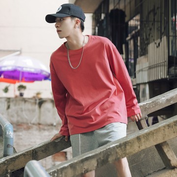 16色百搭純色圓領長袖上衣 / 組合優惠3件798 / 素踢 / 穿搭打底必收 / 男女可穿 / M到5XL【QTJDF23】