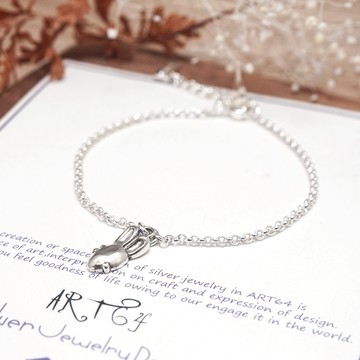 ART64 蘿蔔兔 925純銀手鍊 兔年幸運小物