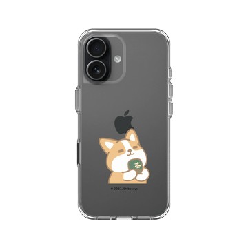 iPhone 17 Clear Case（相機按鈕） 透明 - 柴語錄 Shiba Says - 來一杯茶吧!阿吉