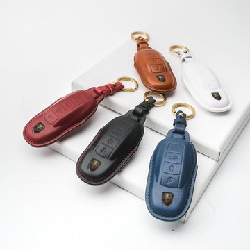 PORSCHE 991 911 718 GTS Macan Cayenne 保時捷 鑰匙皮套 鑰匙圈