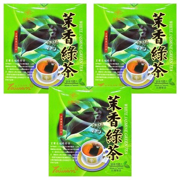 永發茗茶 茉香綠茶  2g  100入  3盒