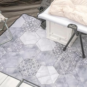 CampAnimal 走露吧 六邊清水模  灰色  270 x 270cm