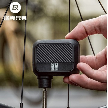 ROCKBROS洛克兄弟旗艦店 充氣泵 電瓶車輪胎充氣泵 便携迷你充電無線充氣泵 公路車輪胎充氣泵 山地車充氣泵