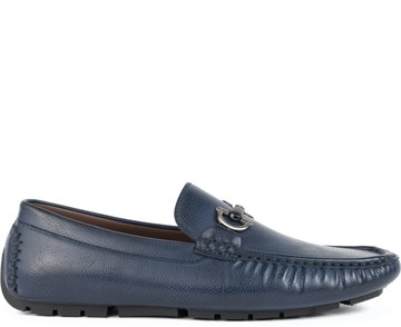 SANTINO MILANO 藍色ELEGANT CLOSED 莫卡辛鞋藍色男款鞋子