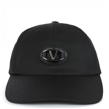 Valentino Garavani - Black Cotton Baseball Hat 59