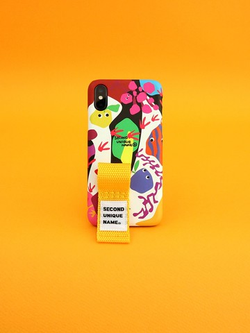 Sun Case Graphic Fruit White Yellow- Finger